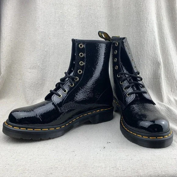 Dr. Martens | Shoes | Dr Martens 46 Black Distressed Patent  display picture 2